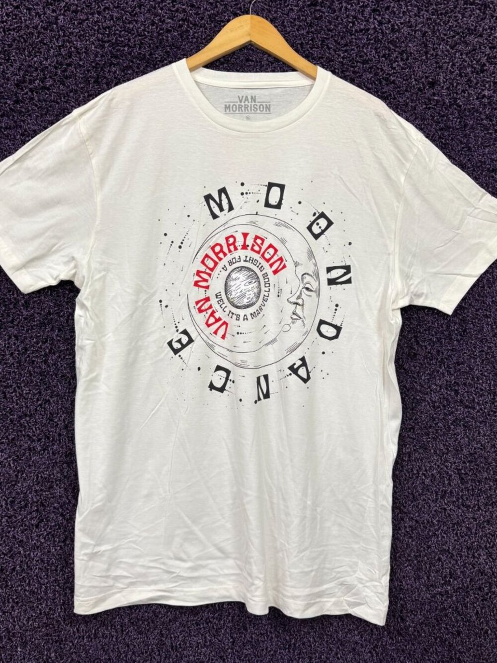 Van Morrison Its A Marvelous Night For Moon Dance T-Shirt XL